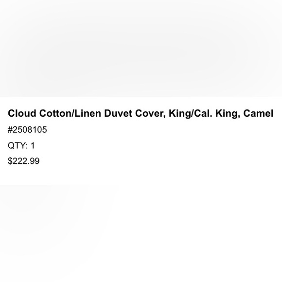 Pottery Barn Tan Duvet - Picture 3 of 7